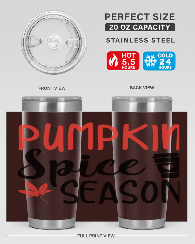 pumpkin spice Season 559#- fall- Tumbler