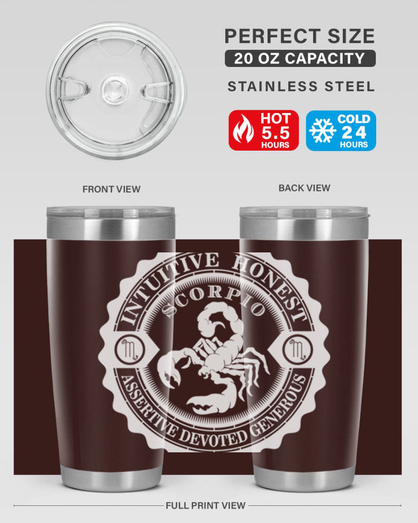 scorpio 32#- zodiac- Tumbler
