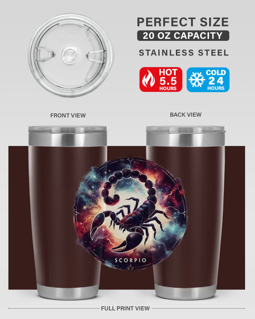 scorpio 460#- zodiac- Tumbler