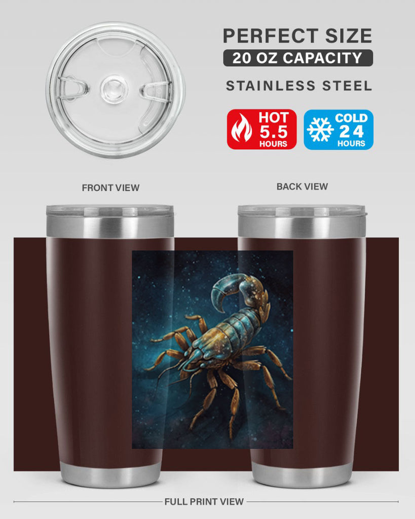 scorpio 46#- zodiac- Tumbler