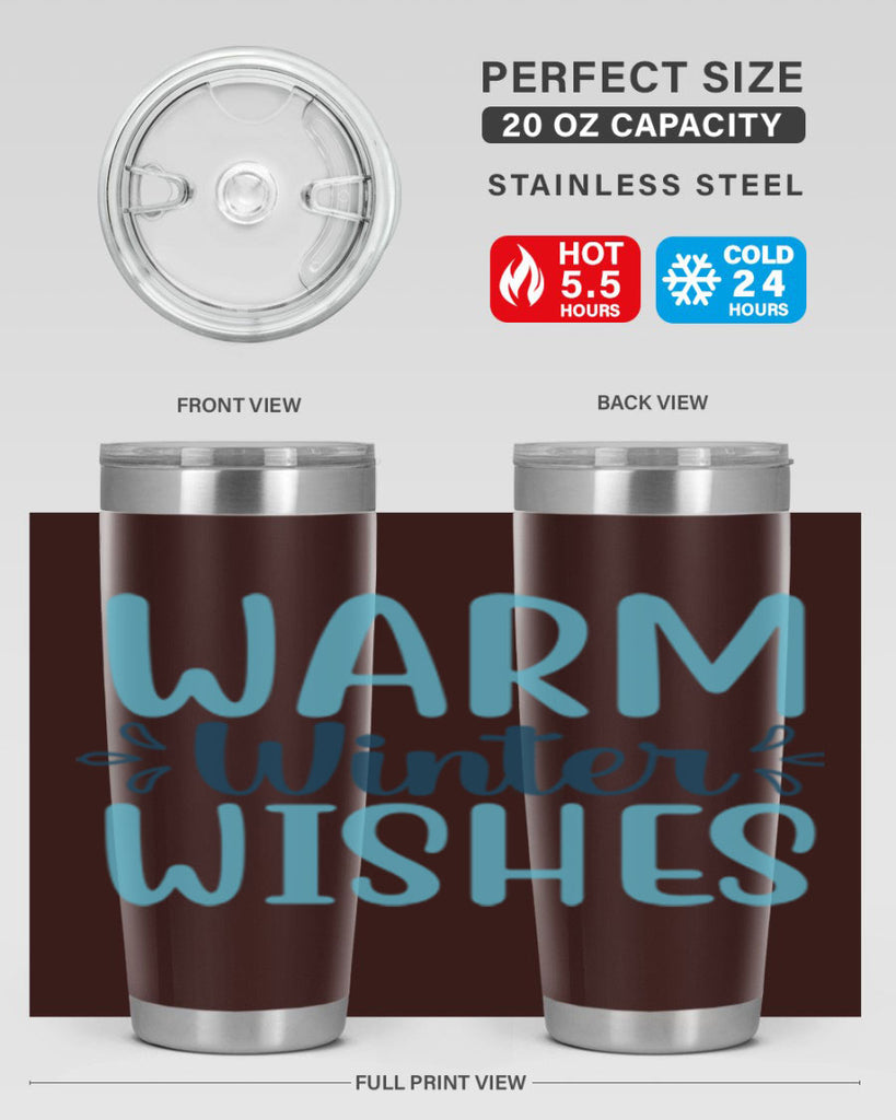 warm winter wishes 455#- winter- Tumbler