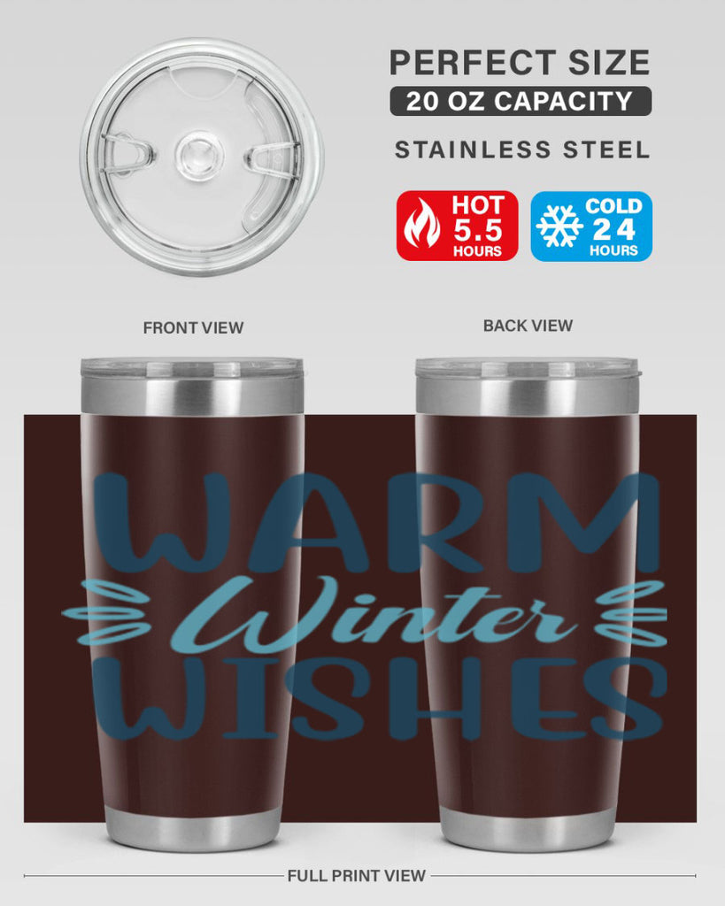 warm winter wishes 456#- winter- Tumbler