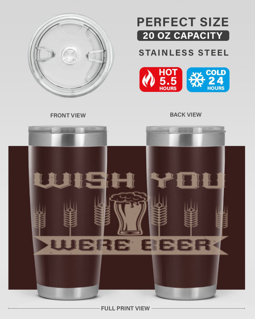 wish you were beerr 1#- beer- Tumbler