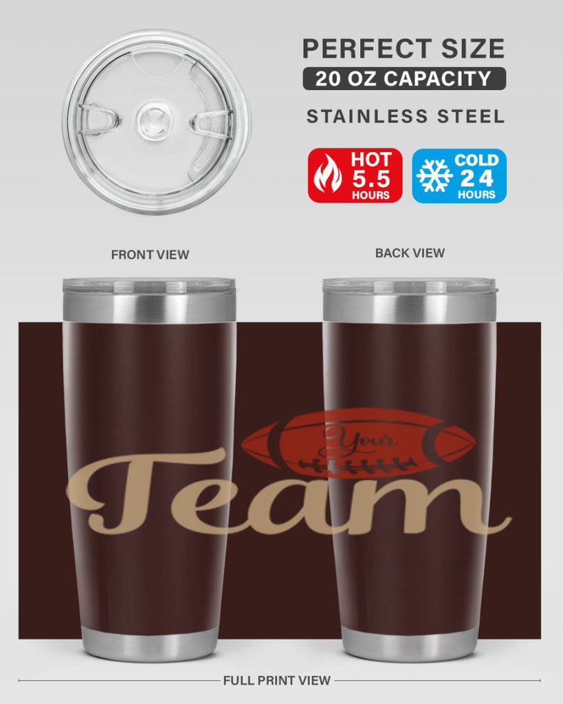 your team 2271#- softball- Tumbler