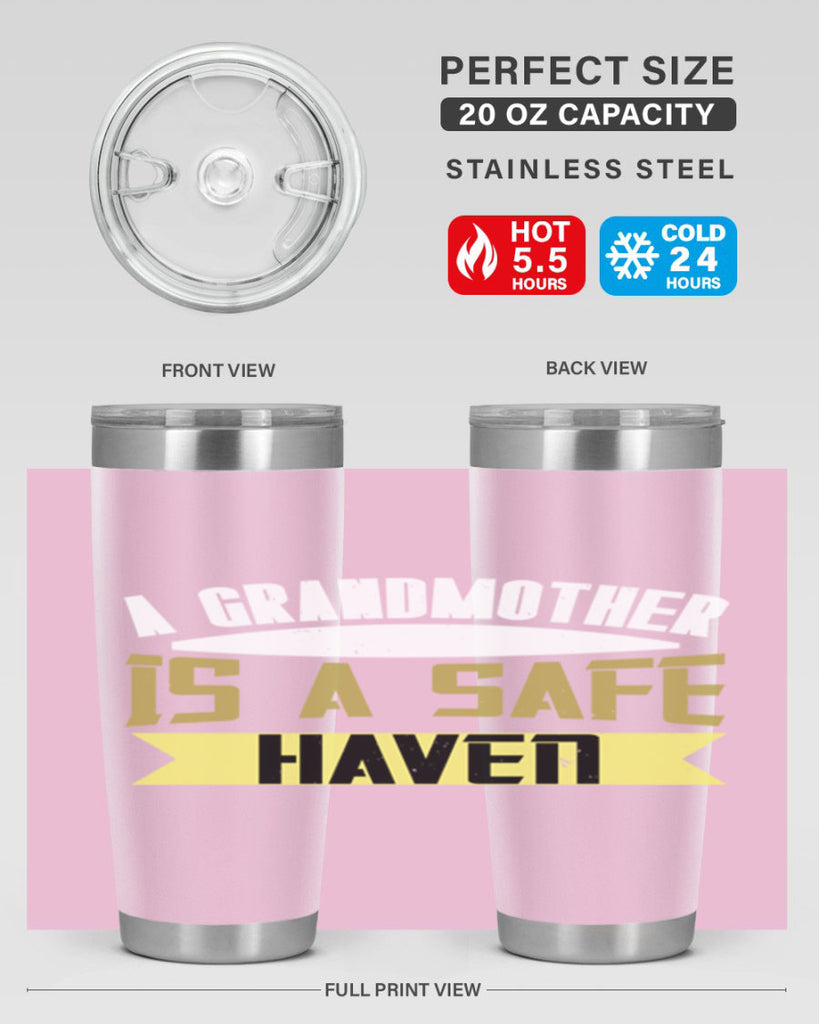 A Grandmother is a safe 41#- grandma - nana- Tumbler
