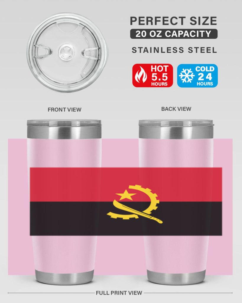 Angola 193#- world flags- Tumbler