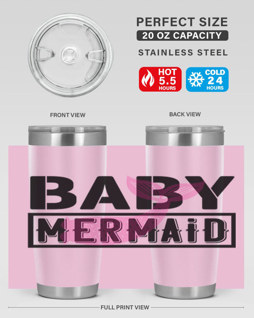 Baby mermaid 29#- mermaid- Tumbler