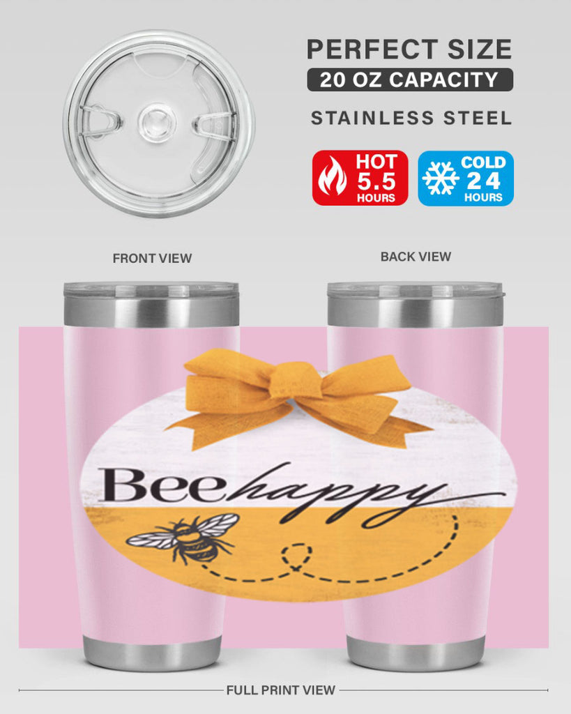 Bee Happy Mockup27#- spring- Tumbler