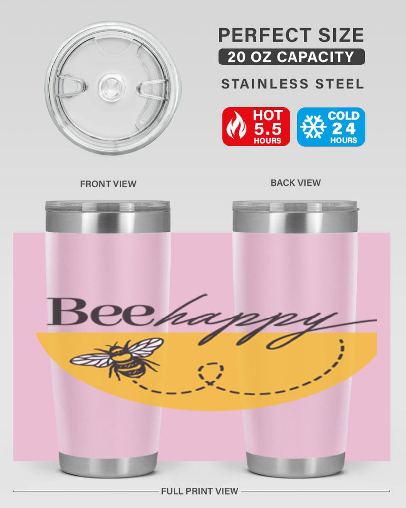 Bee Happy30#- spring- Tumbler