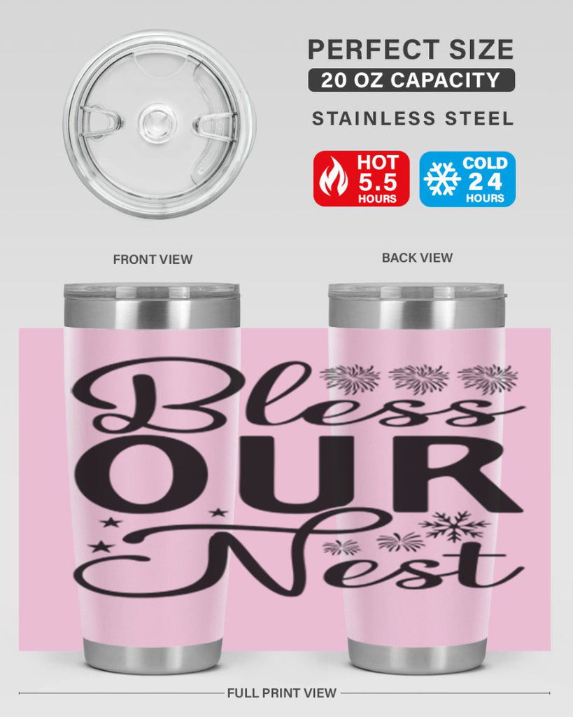 Bless Our Nest 51#- spring- Tumbler