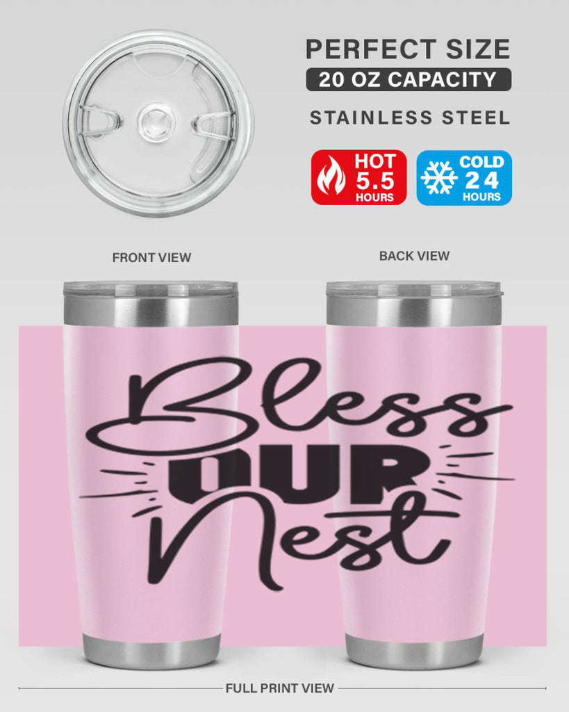 Bless Our Nest 52#- spring- Tumbler