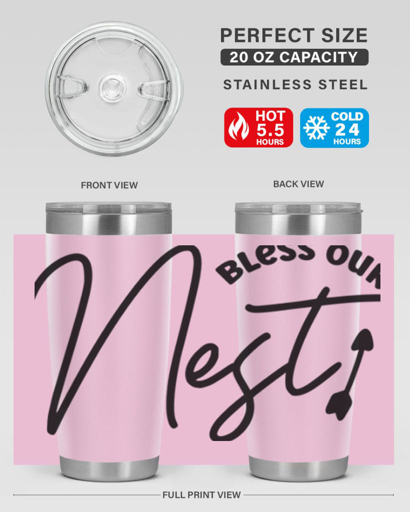 Bless Our Nest55#- spring- Tumbler