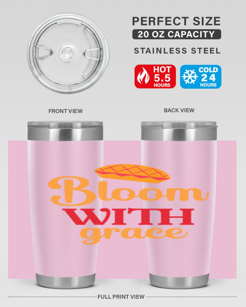 Bloom with grace 81#- spring- Tumbler