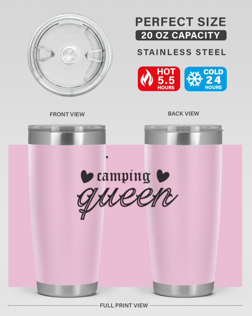 Camping queen 143#- zodiac- Tumbler