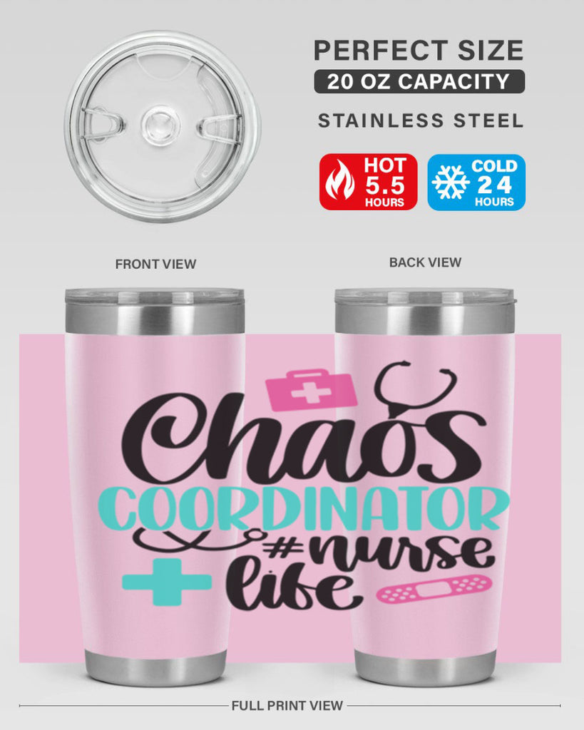 Chaos Coordinator Nurse Life Style Style 214#- nurse- tumbler