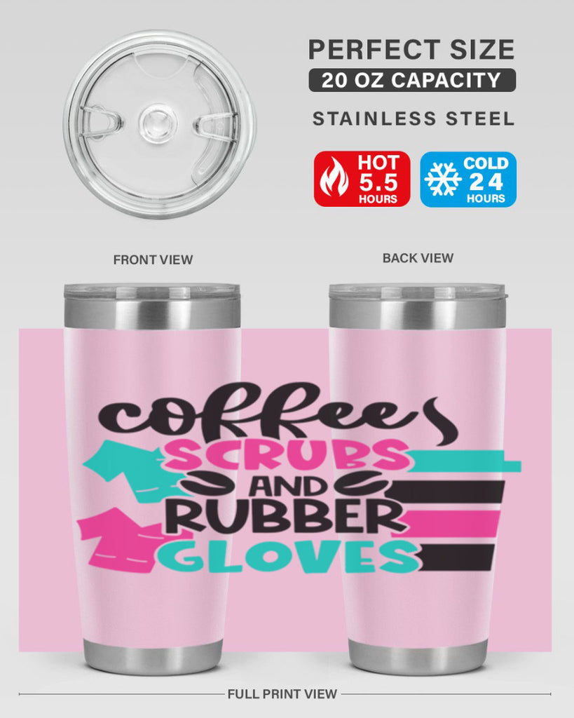 Coffee Scrubs And Rubber Gloves Style Style 209#- nurse- tumbler