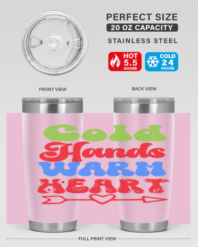 Cold hands warm heart 52#- winter- Tumbler