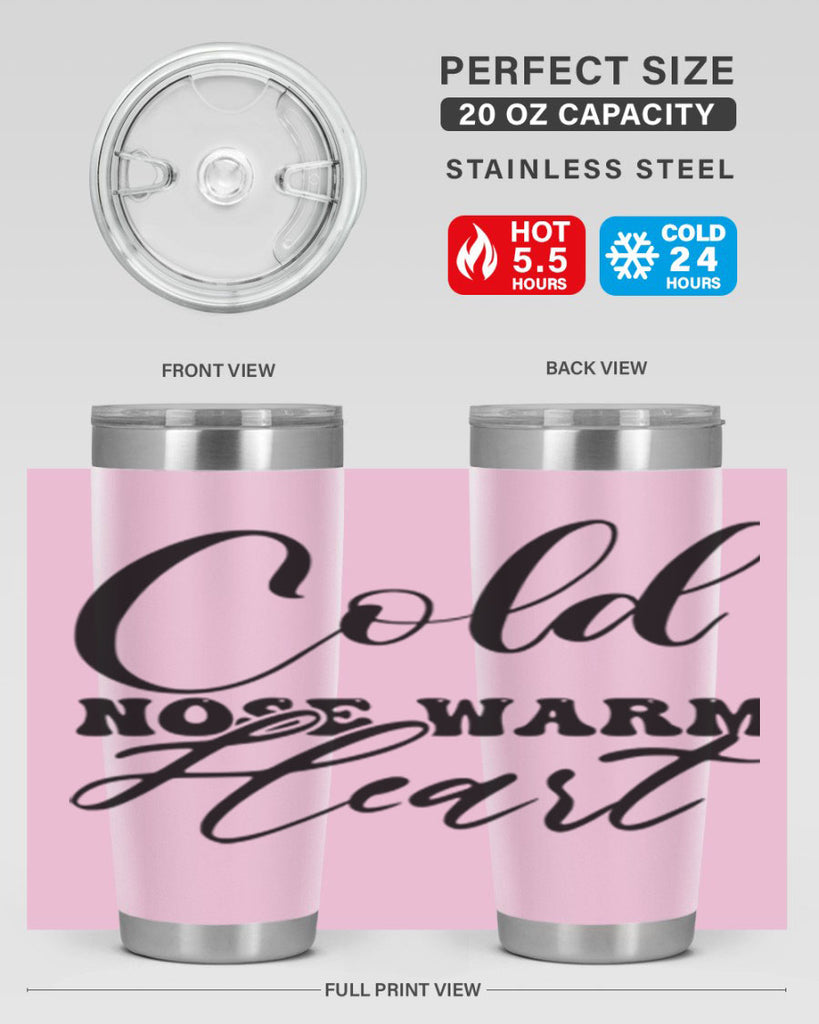 Cold nose warm heart 56#- winter- Tumbler