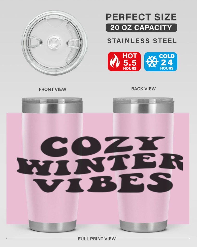 Cozy Winter Vibes 64#- winter- Tumbler