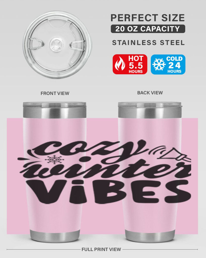 Cozy Winter Vibes 67#- winter- Tumbler