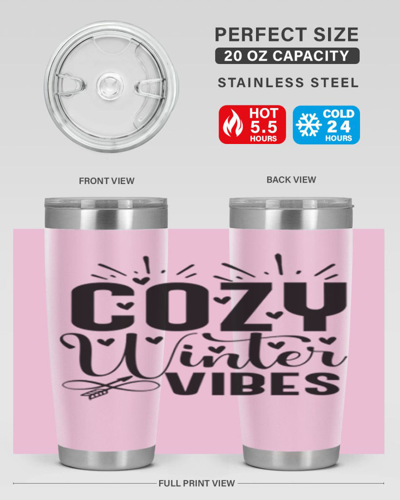 Cozy Winter Vibes 70#- winter- Tumbler
