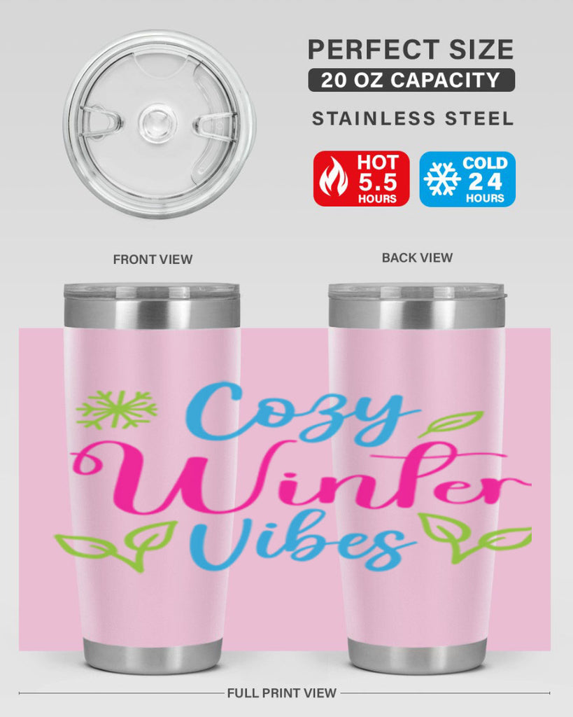 Cozy Winter Vibes 73#- winter- Tumbler