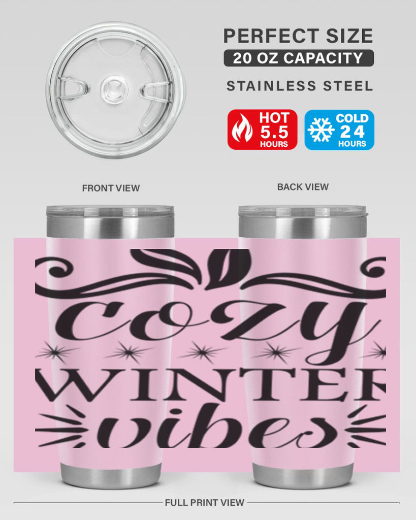 Cozy Winter Vibes 78#- winter- Tumbler