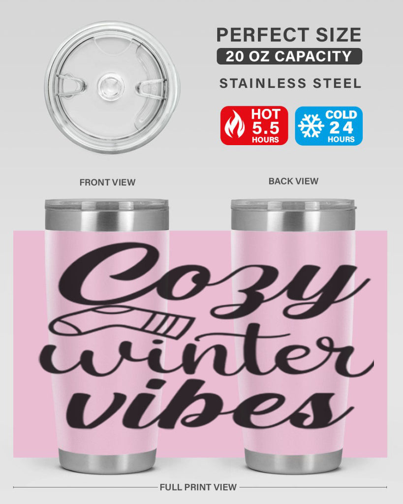 Cozy Winter Vibes 82#- winter- Tumbler