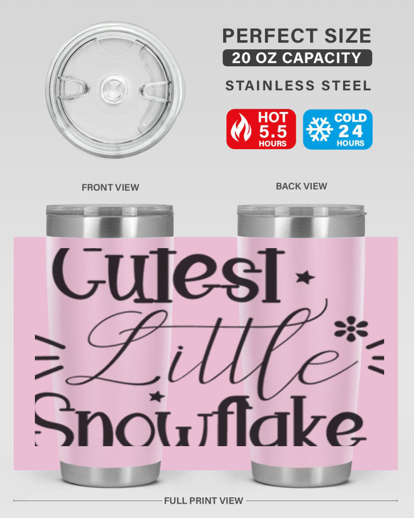 Cutest Little Snowflake90#- winter- Tumbler