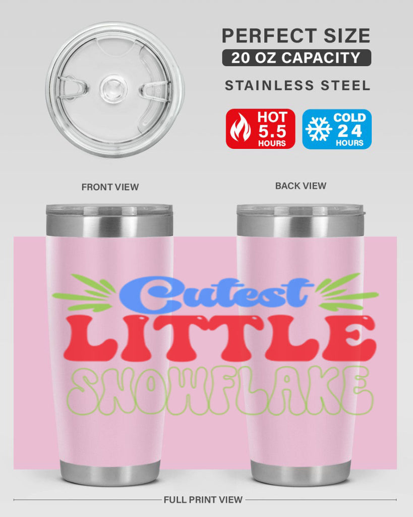 Cutest little snowflake 89#- winter- Tumbler