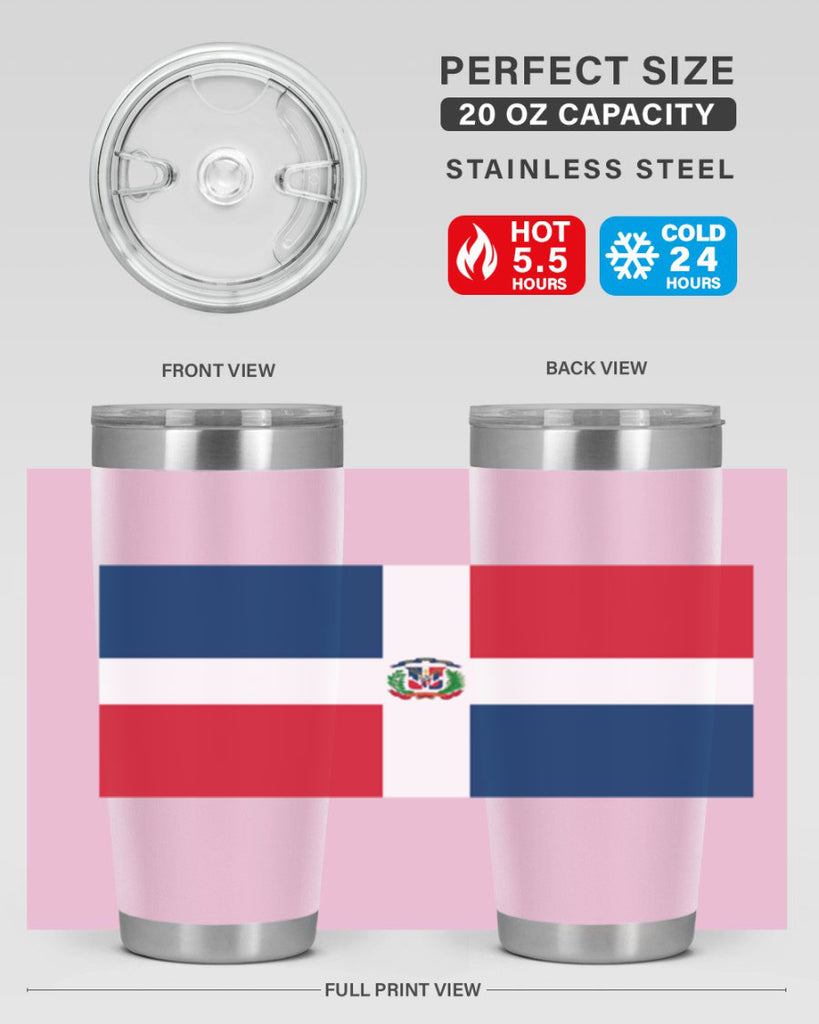 Dominican Republic 148#- world flags- Tumbler