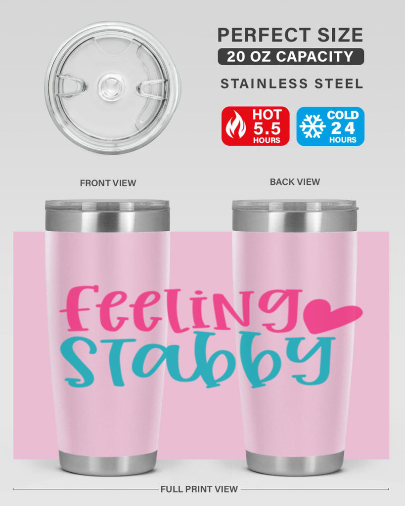 Feeling Stabby Nurse Style 386#- nurse- tumbler