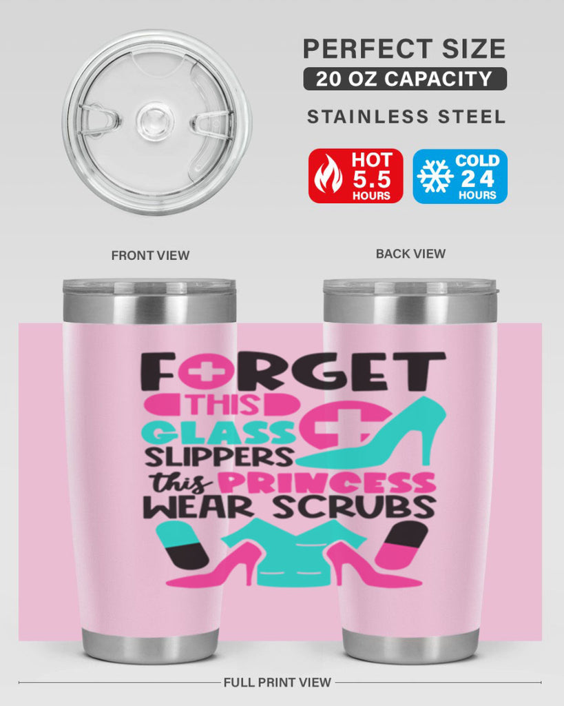 Forget This Glass Slippers This Princess Wear Scrubs Style Style 185#- nurse- tumbler