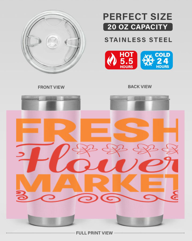 Fresh flower market 143#- spring- Tumbler