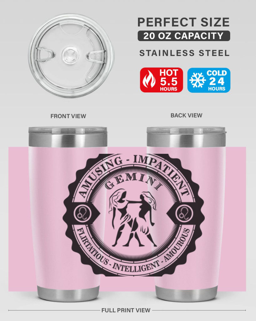 Gemini 11#- zodiac- Tumbler