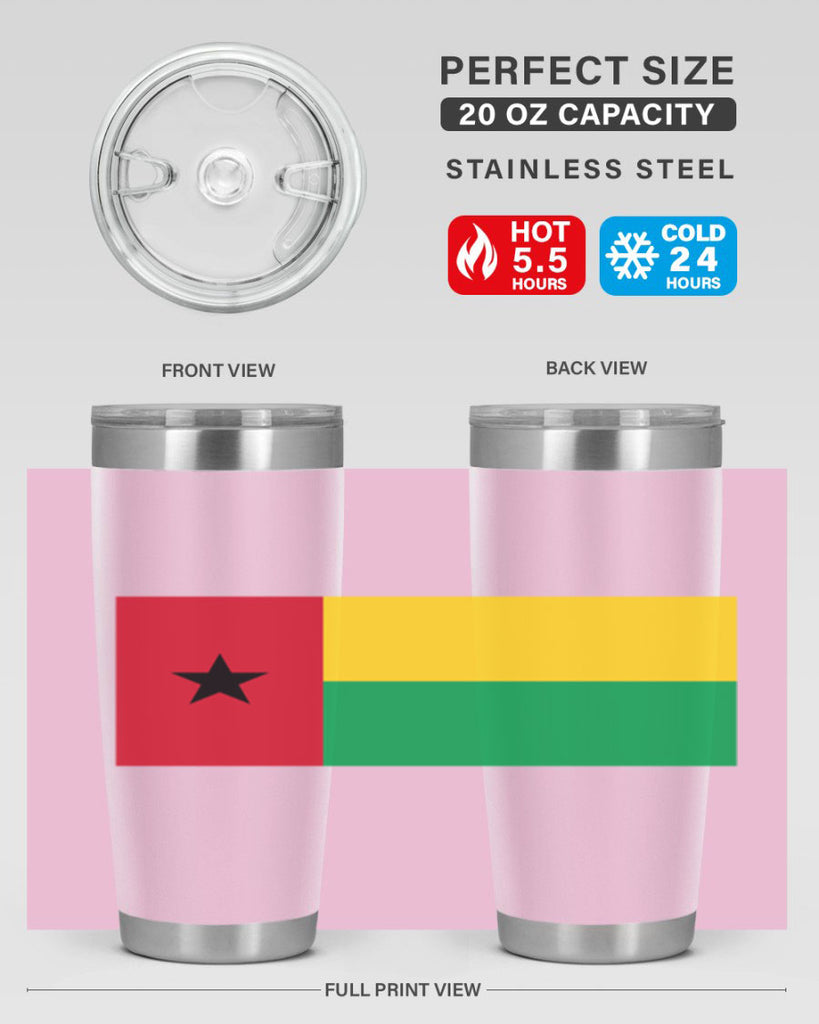 GuineaBissau 128#- world flags- Tumbler