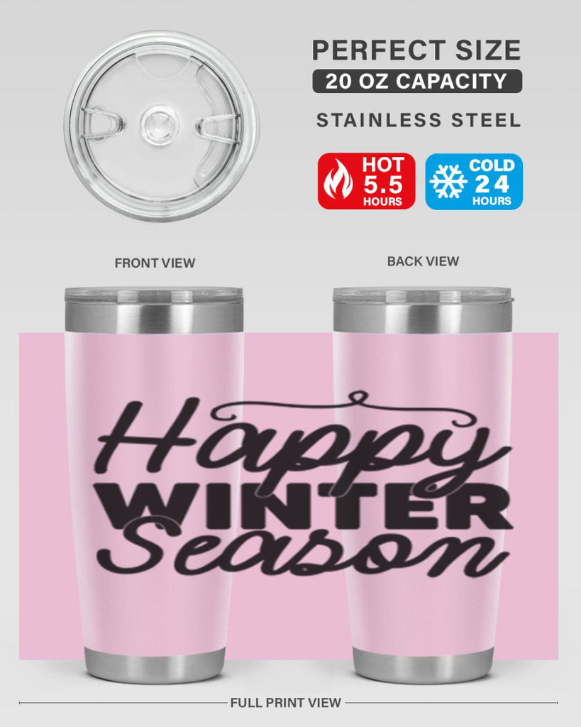 Happy Winter Season132#- winter- Tumbler