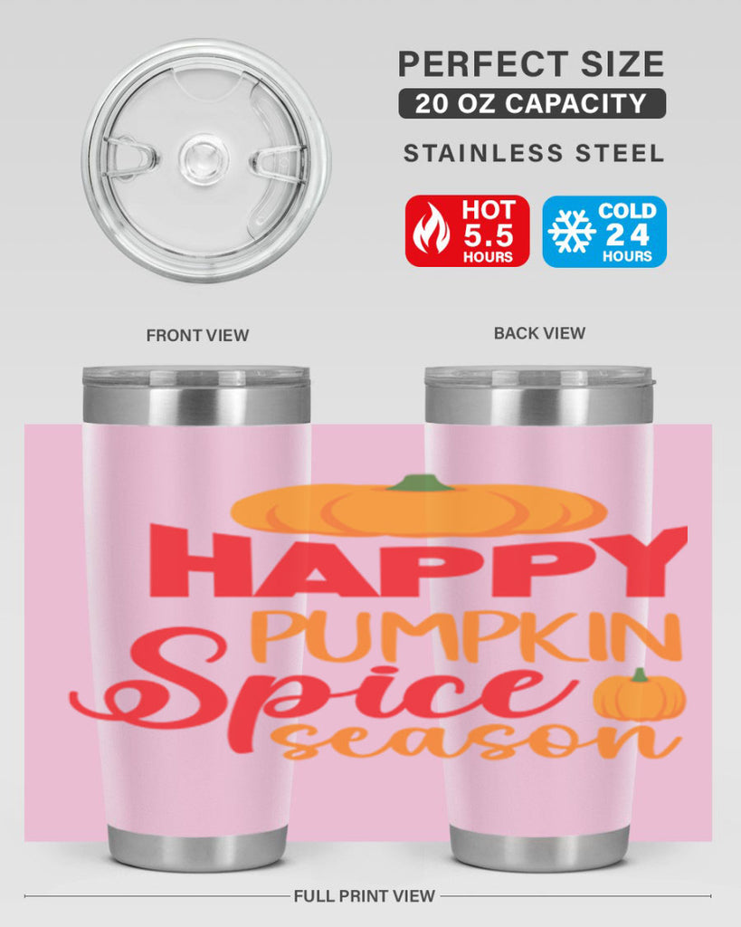 HappyPumpkinSpiceSeason 259#- fall- Tumbler