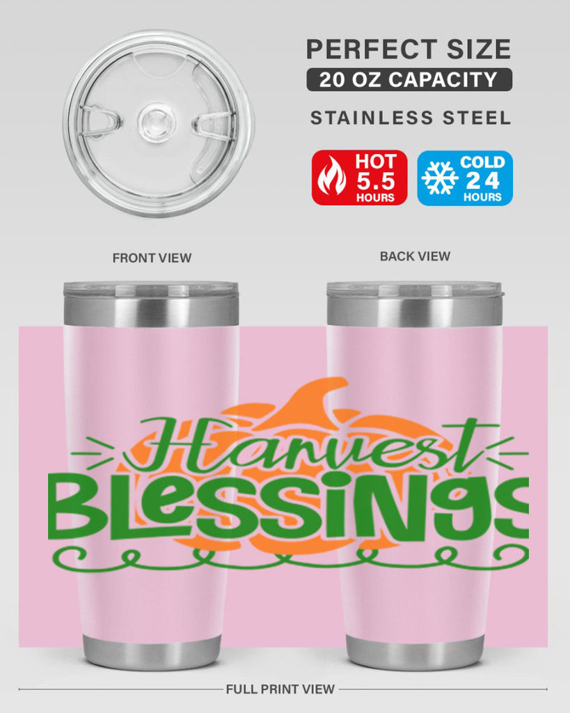 Harvest Blessings 265#- fall- Tumbler