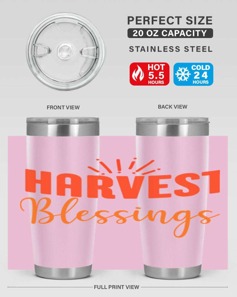Harvest Blessings Design 264#- fall- Tumbler