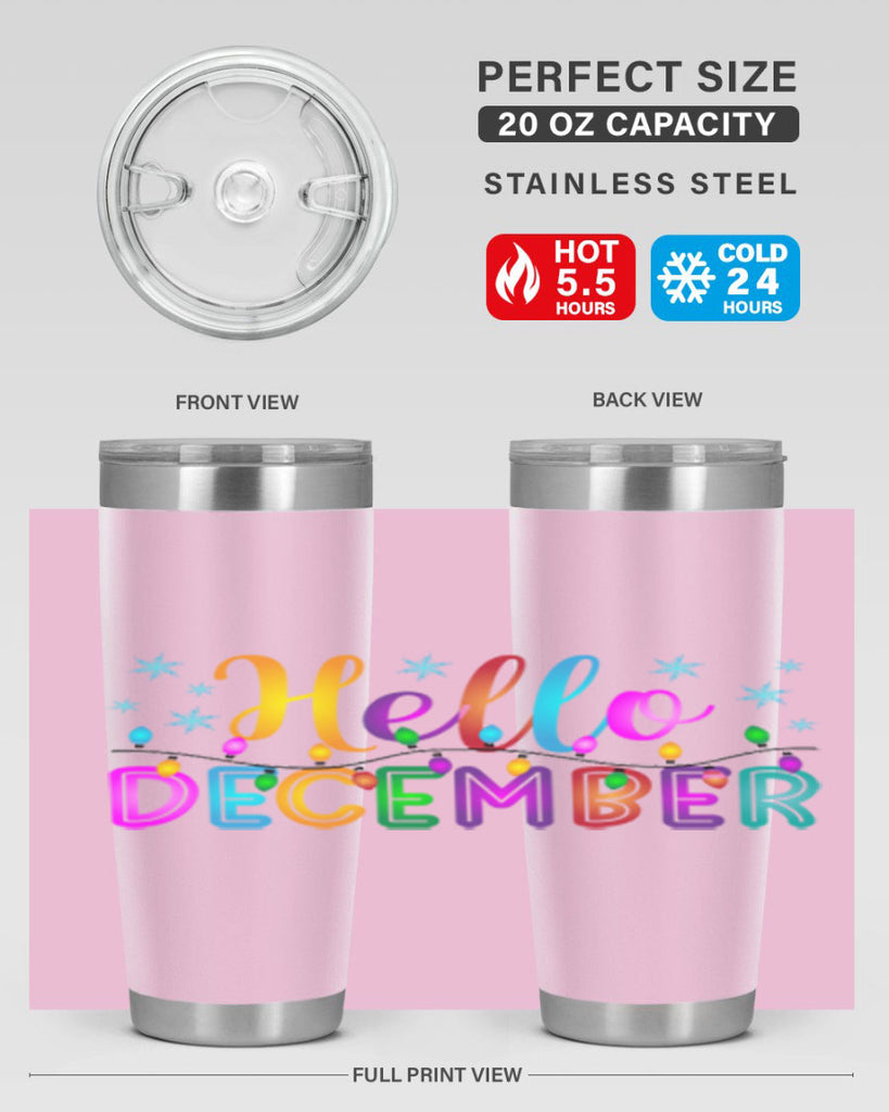 Hello December Winter 177#- winter- Tumbler