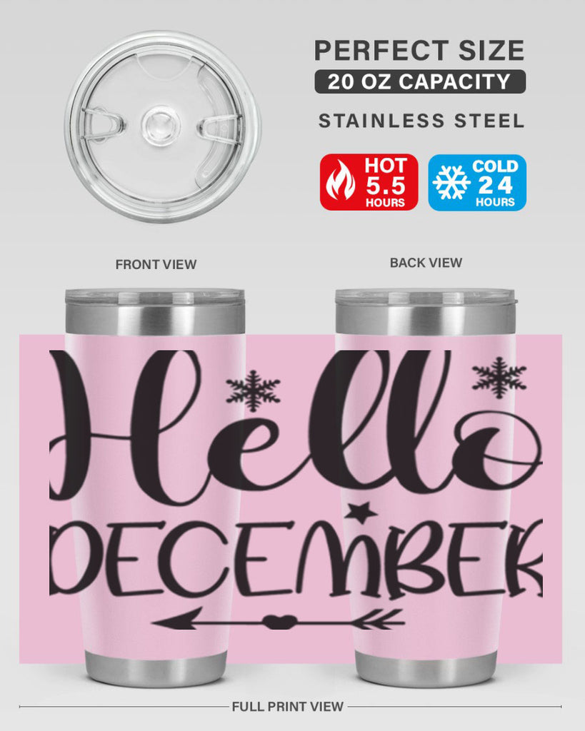 Hello December161#- winter- Tumbler