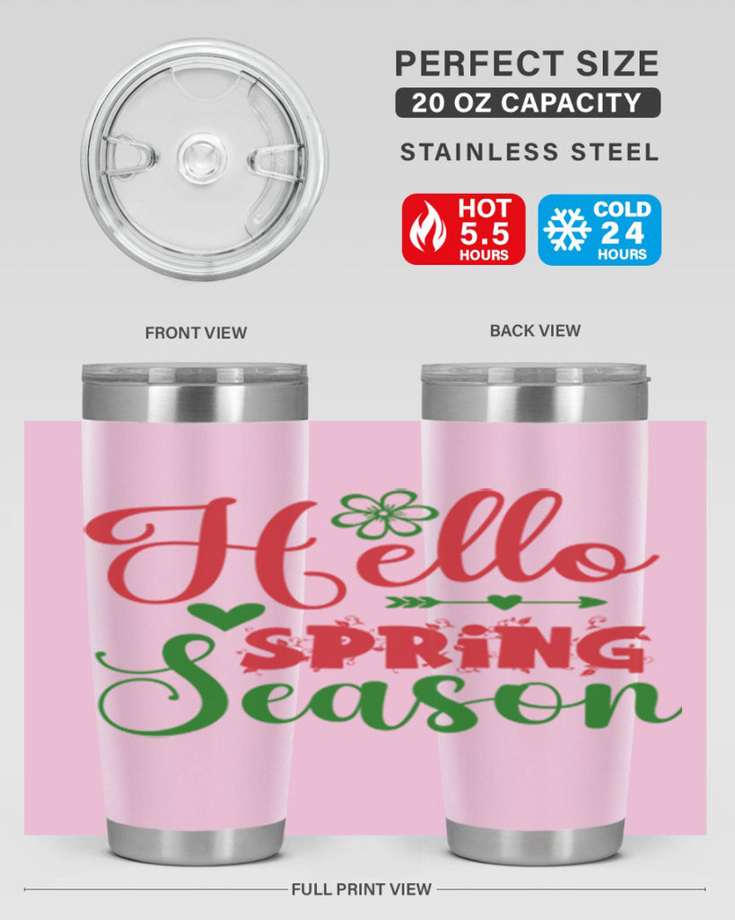 Hello Spring Season 224#- spring- Tumbler