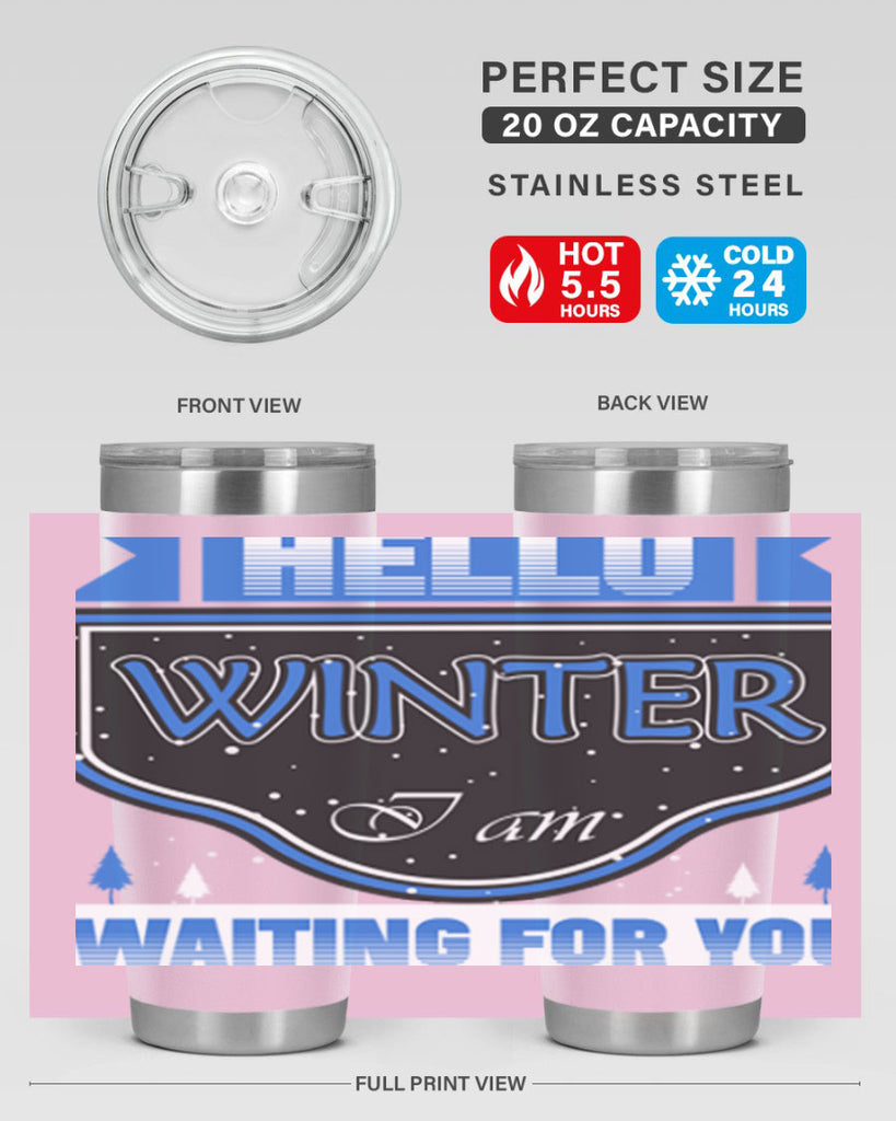 Hello Winter 164#- winter- Tumbler