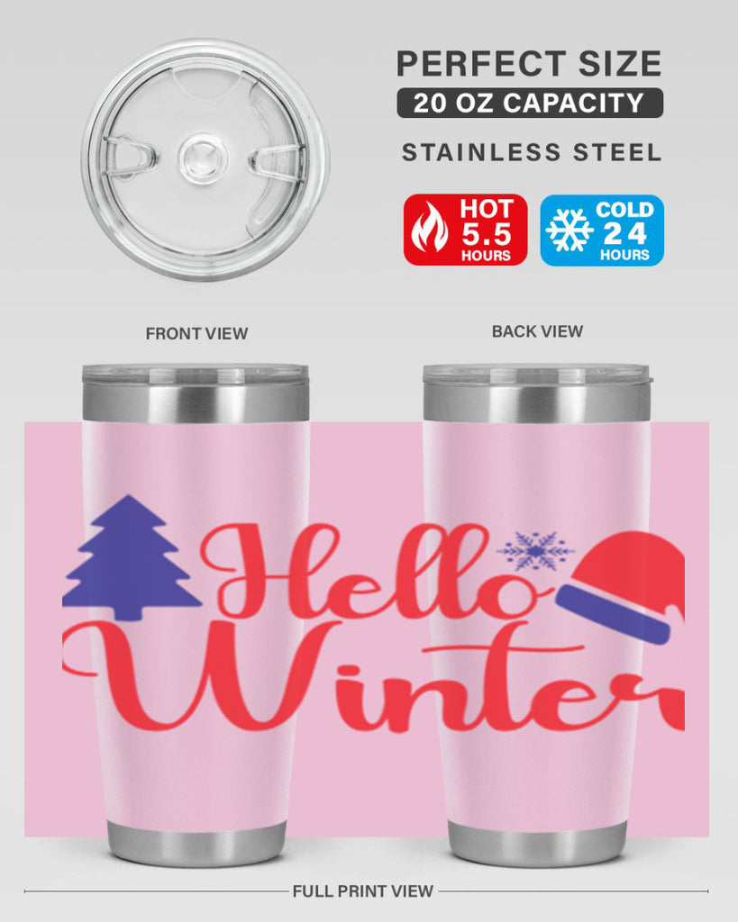 Hello Winter 179#- winter- Tumbler