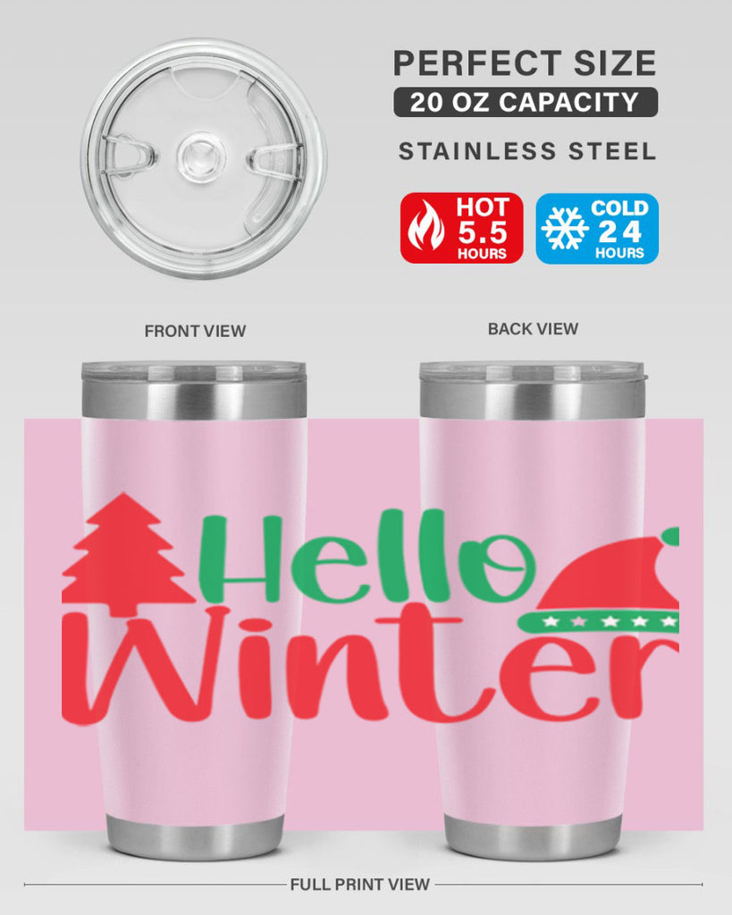Hello Winter 180#- winter- Tumbler