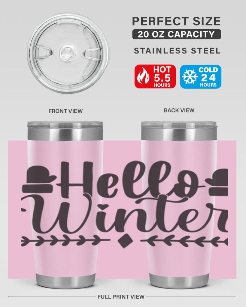 Hello winter 184#- winter- Tumbler