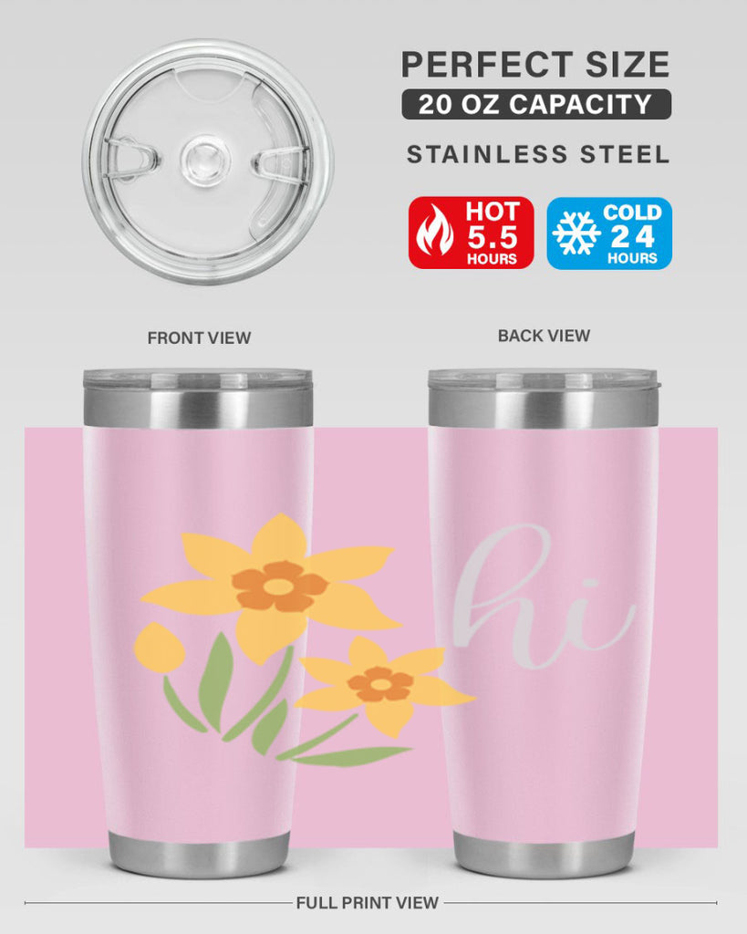 Hi daffodil flower236#- spring- Tumbler