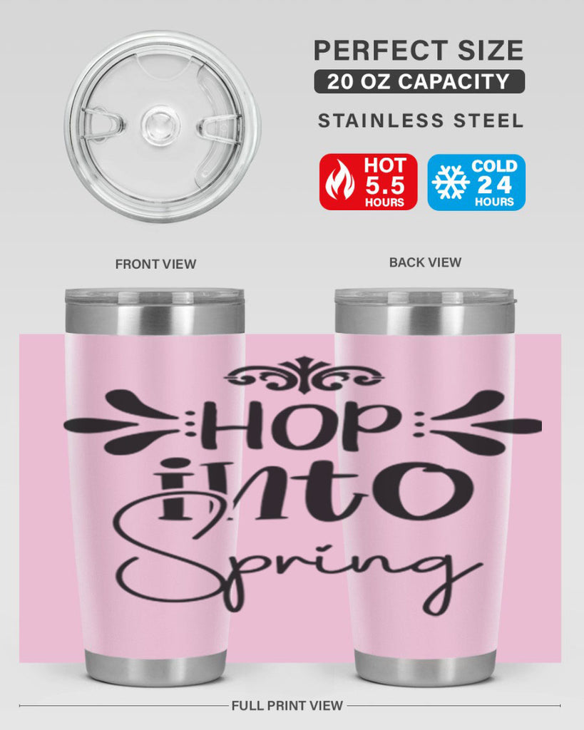 Hop into Spring 247#- spring- Tumbler
