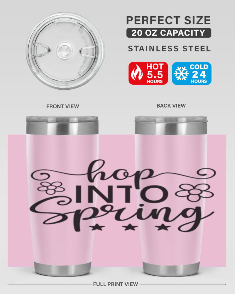 Hop into spring  252#- spring- Tumbler